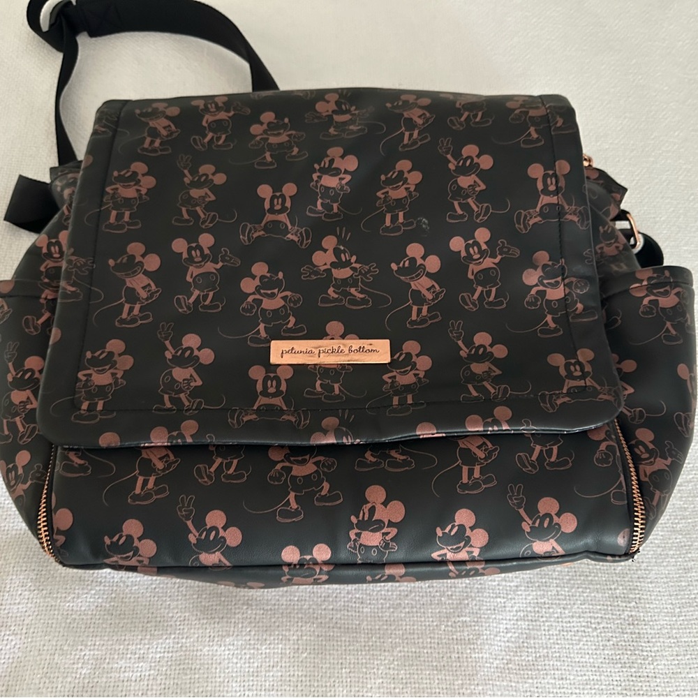 Mickey Mouse Petunia Pickle Bottom, Boxy Backpack with diaper changer.
